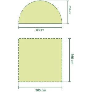 Coleman Event Shelter L 3,6×3,6m dernières 7