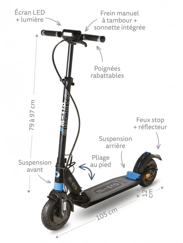 Tout neuf 🔥 Micro Mobility Trottinette Électrique Micro Merlin 🤩 boutique en ligne 3