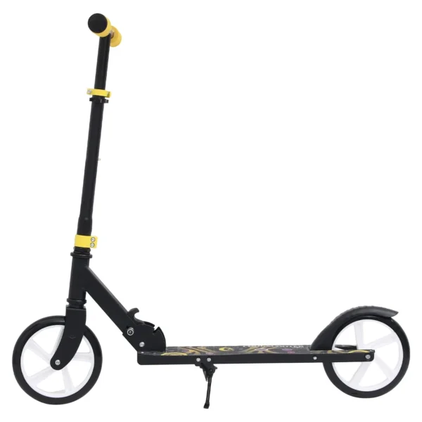 pas cher en ligne Promo 🌟 Trottinette Vidaxl Vidaxl Trottinette À 2 Roues Avec Guidon Réglable Jaune 🧨 3