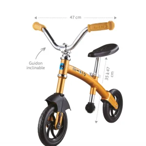 Livraison gratuite Acheter ❤️ Jeux De Plein Air Micro Mobility Draisienne G-bike Deluxe Jaune ❤️ 10