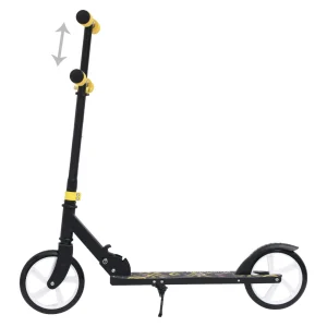 pas cher en ligne Promo 🌟 Trottinette Vidaxl Vidaxl Trottinette À 2 Roues Avec Guidon Réglable Jaune 🧨 14