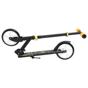 pas cher en ligne Promo 🌟 Trottinette Vidaxl Vidaxl Trottinette À 2 Roues Avec Guidon Réglable Jaune 🧨 16