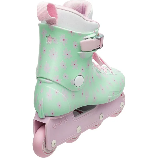 Vente Remise 🎁 Roller In Ligne Impala Roller Impala Lightspeed Inline Skate – Mint Flower Power VERT 🎉 1