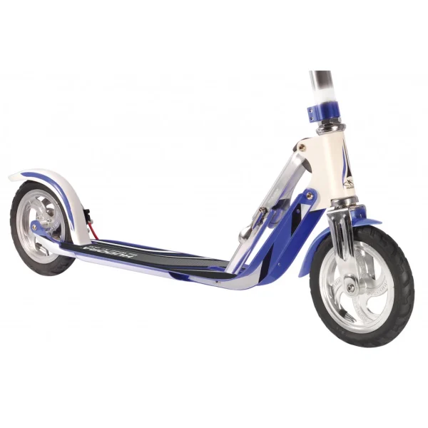 Nouveau 🔥 Hudora Hudora Big Wheel Air 205 Dual Brake – Trottinette – Argent/bleu ⭐ garantie de qualité 4