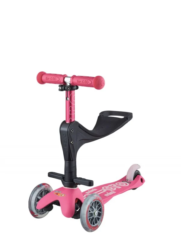 Pas Cher soldes France Tout neuf 🛒 Glisse Urbaine Micro Mobility Trottinette Mini Micro 3 En 1 Deluxe Plus Rose 🎁 6