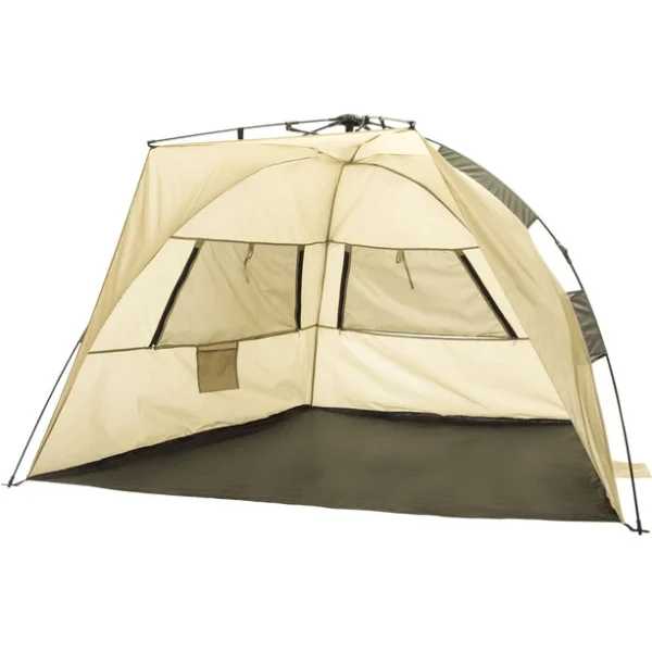 Acheter CAMPZ OT UV 50+ Tente De Plage Trapèze, Beige/gris 3