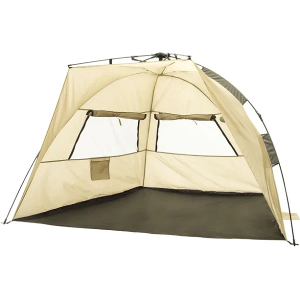 Acheter CAMPZ OT UV 50+ Tente De Plage Trapèze, Beige/gris 4