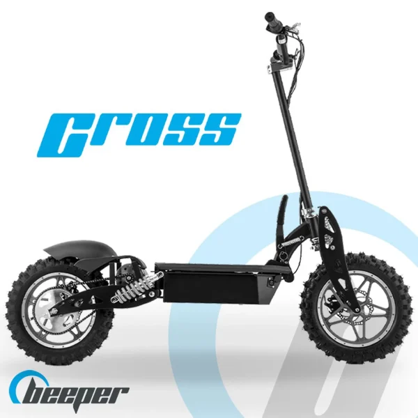 des prix incroyables Promo 😍 Beeper Trottinette Électrique Cross Batterie Lithium-ion 36v 1000w – Sans Selle ✨ 1