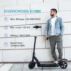 guranteed de qualité Meilleure vente 🥰 Evercross Evercross Trottinette Électrique Pliable 8″ Avec Sac, 36v/7,8ah Écran Lcd 🌟 11