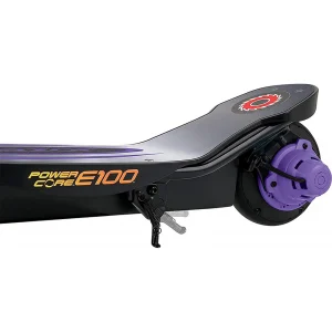 vente luxe pas cher Sortie ⭐ Razor Razor – Powercore E100 Alum Trottinette Electrique – Noir/violet 💯 16