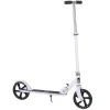 Offres 🌟 Homcom Trottinette Pliable Hauteur Guidon Réglable Sur 4 Niveaux Système De Freinage Arrière Blanc Dim. 88l X 37l X 75-100h Cm 💯 Satisfait ou Remboursé 11