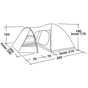 france Easy Camp Blazar 400 Tente, Vert/olive 9