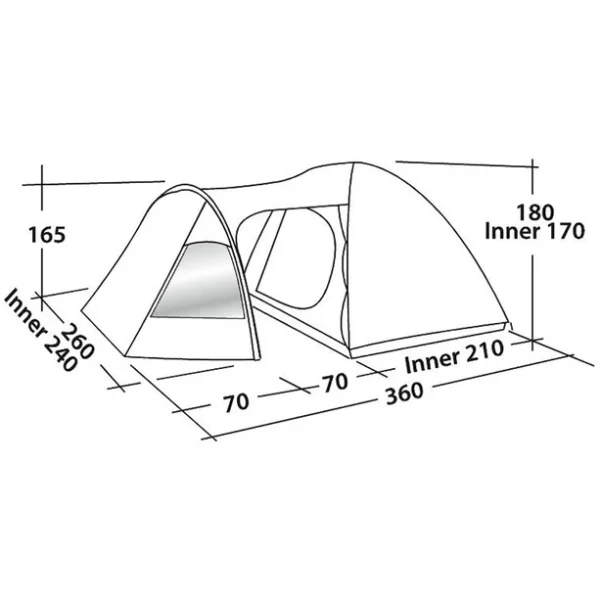 france Easy Camp Blazar 400 Tente, Vert/olive 4