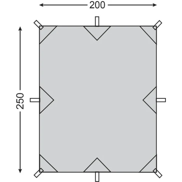 Authenticité garantie Nordisk Voss 5 ULW Bâche De Toit, Vert 6