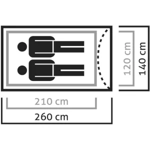 SALEWA Litetrek II Tente, Gris marques pas cher 7