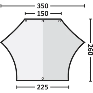 Spatz Parawing 350 BTC Bâche De Sol, Marron Protections acheteurs 6