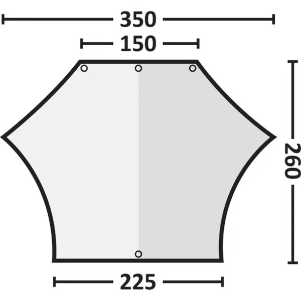 Spatz Parawing 350 BTC Bâche De Sol, Marron Protections acheteurs 3