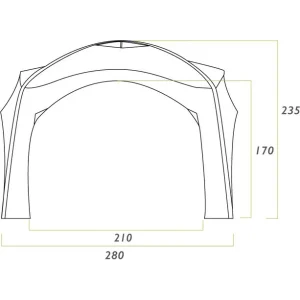 meilleur cadeau Zempire Aerobase 2 Pavillon Avec 1 Mur 13